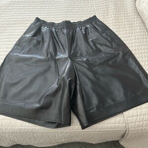 Banana Republic Leather Shorts